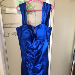 Blue cocktail dress